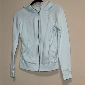 Lululemon Athletica Sheer Blue Zip-Up Hoodie